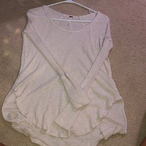 Free People White Sweater Size XS